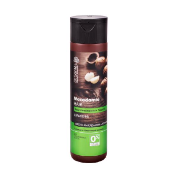 Sampon Regenerant cu Ulei de Macadamia si Cheratina pentru Par Fragil si Deteriorat Dr. Sante, 250ml