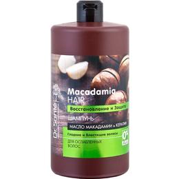 Sampon regenerant cu ulei de macadamia si cheratina pentru par fragil si deteriorat dr. sante, 1000ml