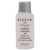 Tratament cu Ulei de Cocos pentru Par si Piele - Biosilk Farouk Silk Therapy with Coconut Oil Leave-In Treatment for Hair and Skin, 15ml