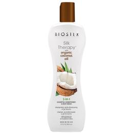 Sampon, Balsam si Gel de Dus 3 in 1 - Biosilk Farouk Silk Therapy with Coconut Oil 3 in 1 Shampoo, Conditioner & Body Wash, 355ml