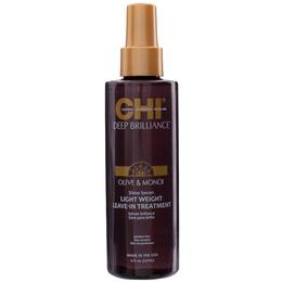 Ser tratament leave-in pentru stralucire - chi farouk deep brilliance olive   monoi shine serum light weight leave-in treatment, 177ml