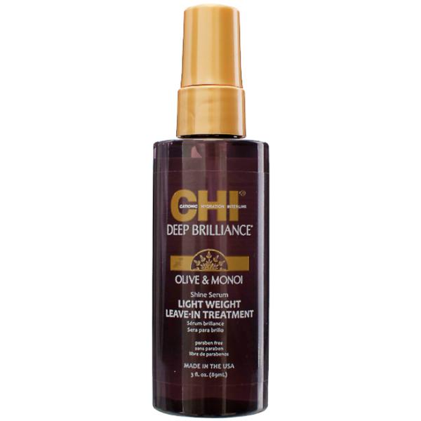 Ser Tratament Leave-In pentru Stralucire – CHI Farouk Deep Brilliance Olive & Monoi Shine Serum Light Weight Leave-In Treatment, 89ml Ser Tratament Leave-In pentru Stralucire – CHI Farouk Deep Brilliance Olive & Monoi Shine Serum Light Weight Leave-In Treatment, 89ml