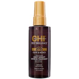 Ser tratament leave-in pentru stralucire - chi farouk deep brilliance olive   monoi shine serum light weight leave-in treatment, 89ml