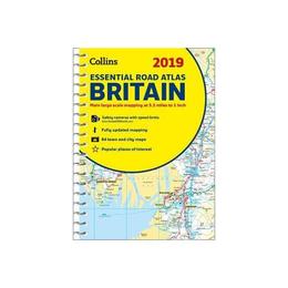 2019 Collins Essential Road Atlas Britain, editura Harper Collins Paperbacks