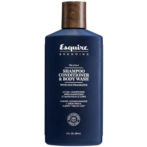Sampon, Balsam si Gel de Dus 3 in 1 pentru Barbati - CHI Farouk Esquire Grooming 3 in 1 Shampoo, Conditioner & Body Wash, 89ml