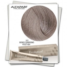 Vopsea permanenta - alfaparf milano evolution of the color nuanta 9.21 biondo chiarissimo violet ash