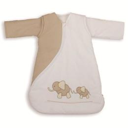 Sac de dormit purflo, brodat 0-3 luni (60 cm) culoare - natur