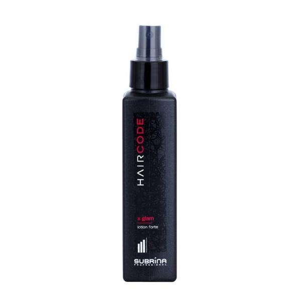 Lotiune Spray cu Fixare Foarte Puternica pentru Uscarea cu Uscatorul - Subrina HairCode X Glam Lotion Forte, 150ml