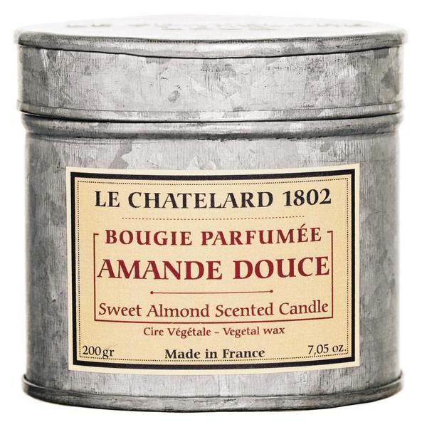 Lumanare Parfumata 200g Migdale Dulci Amandes Douces Le Chatelard 1802 Cutie Galva 2 Fitile imagine
