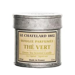 Lumanare parfumata 100g ceai verde the vert le chatelard 1802 cutie galva