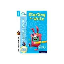 Progress with Oxford: Starting to Write Age 3-4, editura Oxford Children's Books