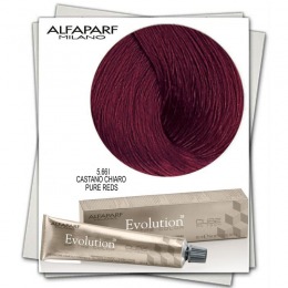 Vopsea permanenta - alfaparf milano evolution of the color nuanta 5.66i castano chiaro pure reds