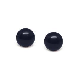 Cercei argint si perle swarovski, bijouxmag, dione, 0.8 cm, argint 925, blue