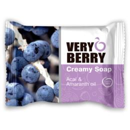 Sapun solid cremos cu extract de acai si ulei de amarant very berry elfa pharm, 100g