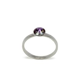 Inel argint si cristale swarovski, bijouxmag, sofia,, marime 57, argint 925