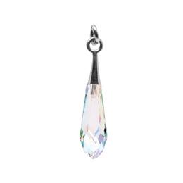 Pandaniv argint si cristale swarovski, bijouxmag, myra, 1.2 cm, argint 925