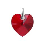 Pandantiv Argint si Cristale Swarovski, Inima Oceanului Titanic, BijouxMAG, Amira, 2.3 cm