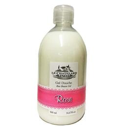Gel de dus natural 500ml trandafir rose le chatelard 1802