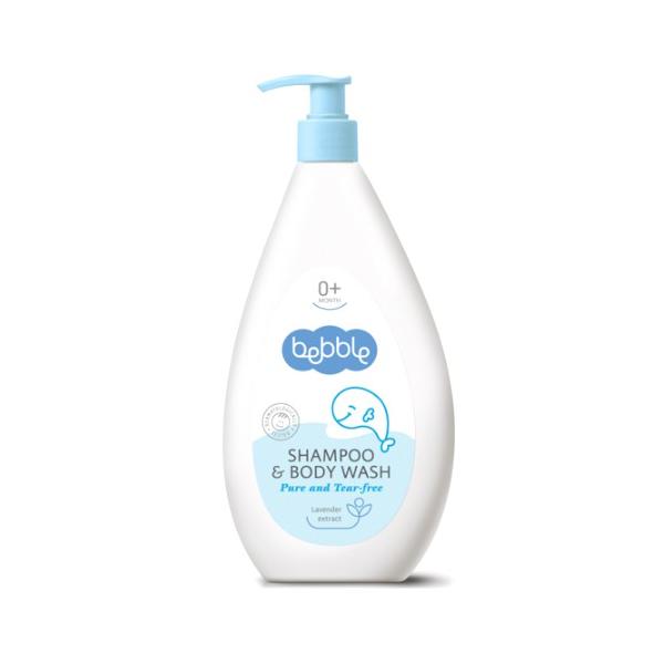 Sampon si Gel pentru Baita 2 in 1 – Bebble Shampoo & Body Wash, 400ml