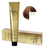 Vopsea Demi-permanenta Fanola Oro Therapy Color Keratin 7.3 Blond Auriu, 100ml