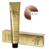 Vopsea Demi-permanenta Fanola Oro Therapy Color Keratin 8.13 Blond Deschis Bej, 100ml
