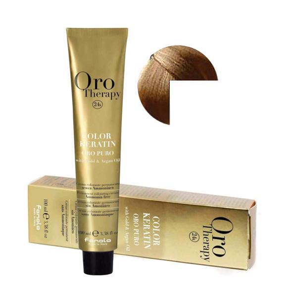 Vopsea Permanenta fara Amoniac Fanola Oro Therapy Color Keratin 9.00 Blond Foarte Deschis Intens, 100ml