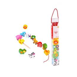 Animale din lemn de insirat, tooky toy