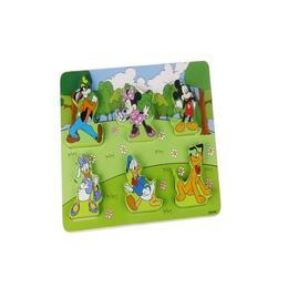 Puzzle lemn potriveste personajele disney, disney