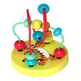 Mini labirint cu margele colorate lemn, tigru disney, disney