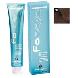 Vopsea crema permanenta fanola 7.0 blond mediu, 100ml