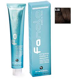 Vopsea crema permanenta fanola 6.00 blond inchis intens, 100ml