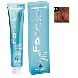Vopsea crema permanenta fanola 8.44 blond deschis aramiu intens, 100ml