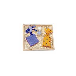 Set cadou sapun natural marsilia 30g lavanda saculet flori lavanda naturala de provence 7g ulei esential 10ml le chatelard 1802