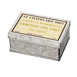 Sapun natural de marsilia 100g verbina ceai verde verveine the vert cutie galva le chatelard 1802