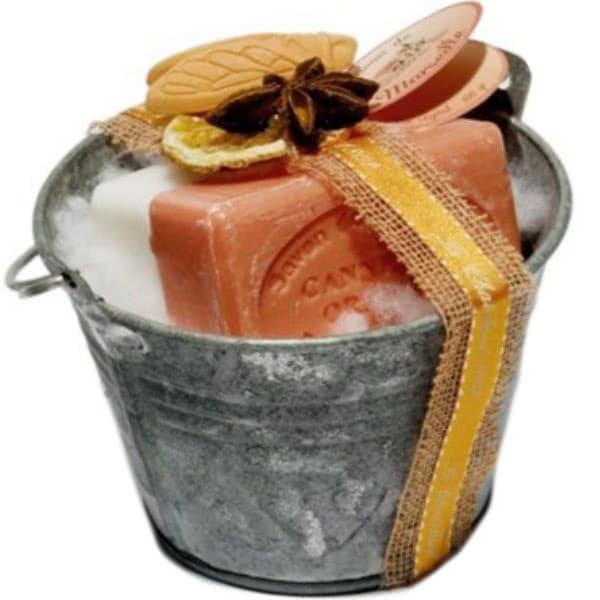 Set Cadou 2x Sapun Natural Marsilia 100g Scortisoara-Portocala Iasomie Le Chatelard 1802