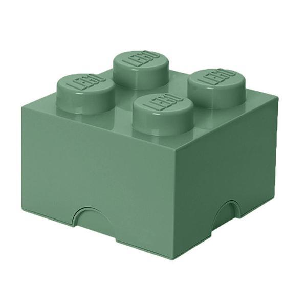 Cutie depozitare LEGO 2X2 verde nisip (40031747)