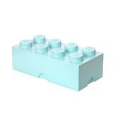 Cutie depozitare LEGO 2x4 albastru aqua (40041742)