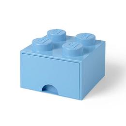 Cutie depozitare LEGO 2x2 cu sertar, albastru deschis (40051736)