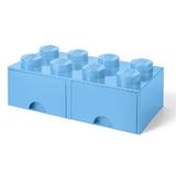 Cutie depozitare LEGO 2x4 cu sertare,albastru deschis (40061736)