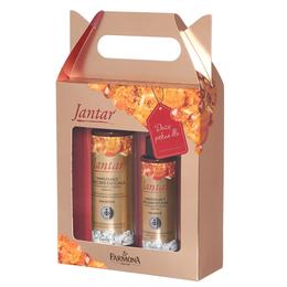 Pachet Cadou pentru Ingrijire Corporala cu Chihlimbar si Argint Farmona Jantar - Lapte de Corp 200ml, Balsam de Maini 100ml