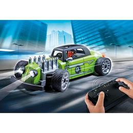 Playmobil Sports Action - Masina de curse cu telecomanda, verde