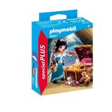 Playmobil Figurines - Femeie pirat cu comoara