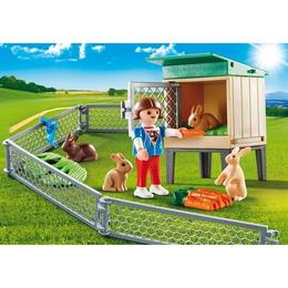 Playmobil Country - Set portabil - Ferma iepurasilor