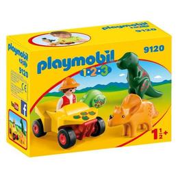 Playmobil 1.2.3. - explorator cu dinozaur