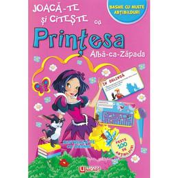 Joaca-te si citeste cu printesa alba ca zapada, editura unicart