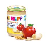 Fruct & Cereale HIPP - Mere si Banane cu Cereale Integrale, +6 luni, 190g