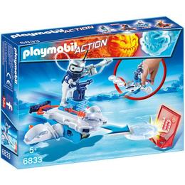 Playmobil City Action - Cu lansatorul de discuri actiunea e la putere!Icebot este la carma