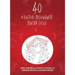 40 de lecturi pasionante pentru liceu vol.1, editura grupul editorial art