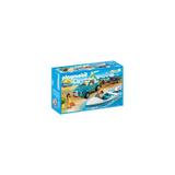 Playmobil Summer Fun - Barca de viteza pentru aventura unica in largul marii.