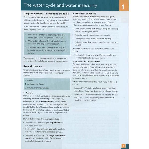 Geography for Edexcel A Level Year 2 Student Book, editura Oxford